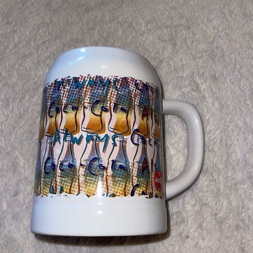 Vintage 1995 giant Coca-Cola mug